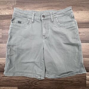 Kuhl Womens Trekr 8"‎ Shorts Size 2 Gray Mid Rise Nylon Blend Lightweight Hiking